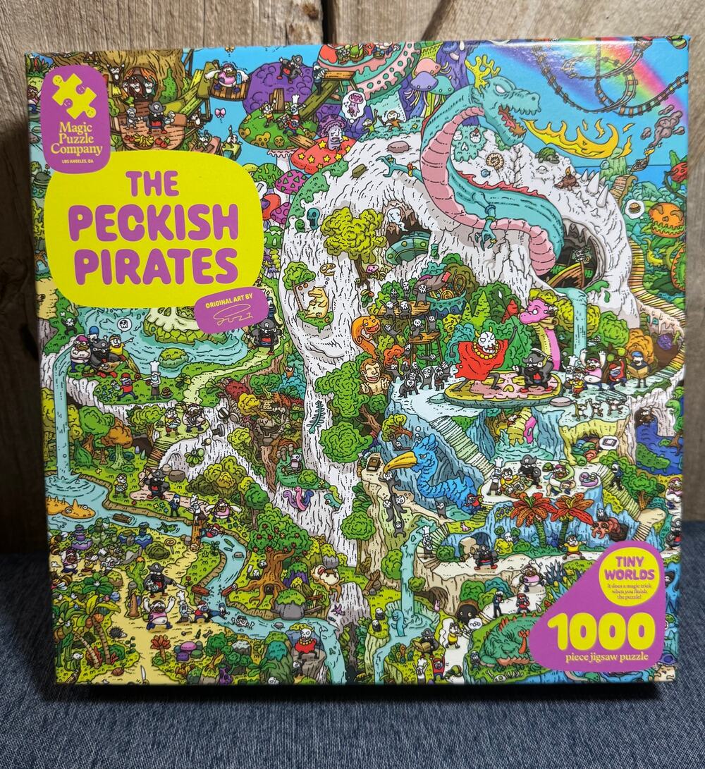 The Peckish Pirates 1000-piece Jigsaw Puzzle Original Art Magical Surprise End